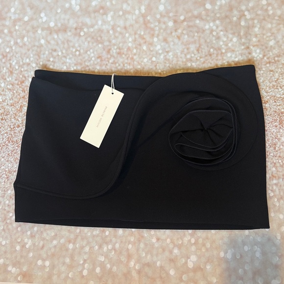 NEW WITH TAG! Magda Butrym Rose Mini Skirt